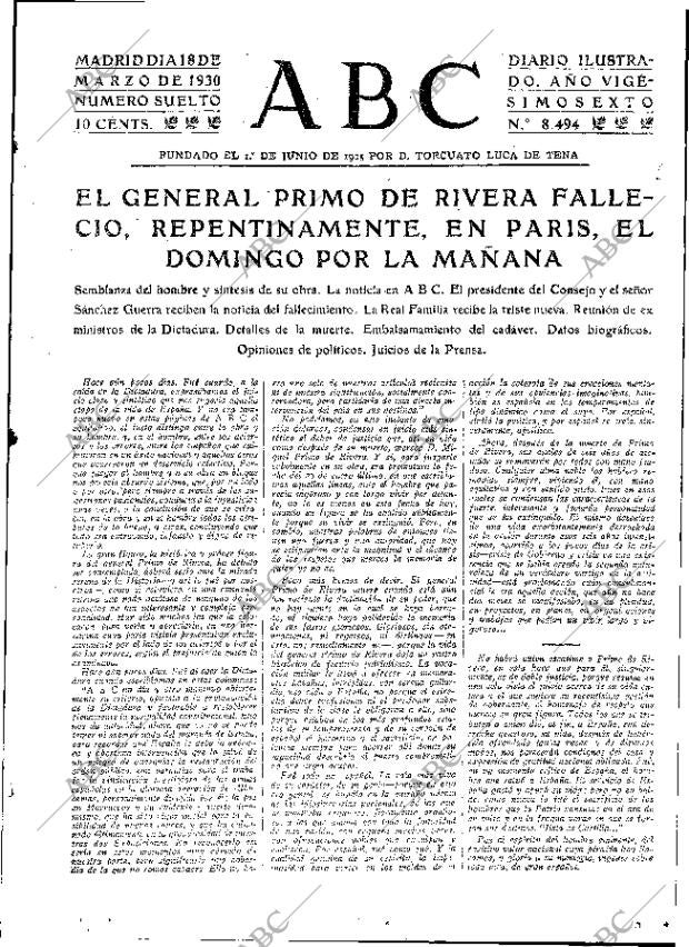 ABC MADRID 18-03-1930 página 3