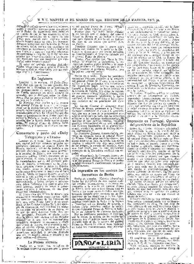 ABC MADRID 18-03-1930 página 30