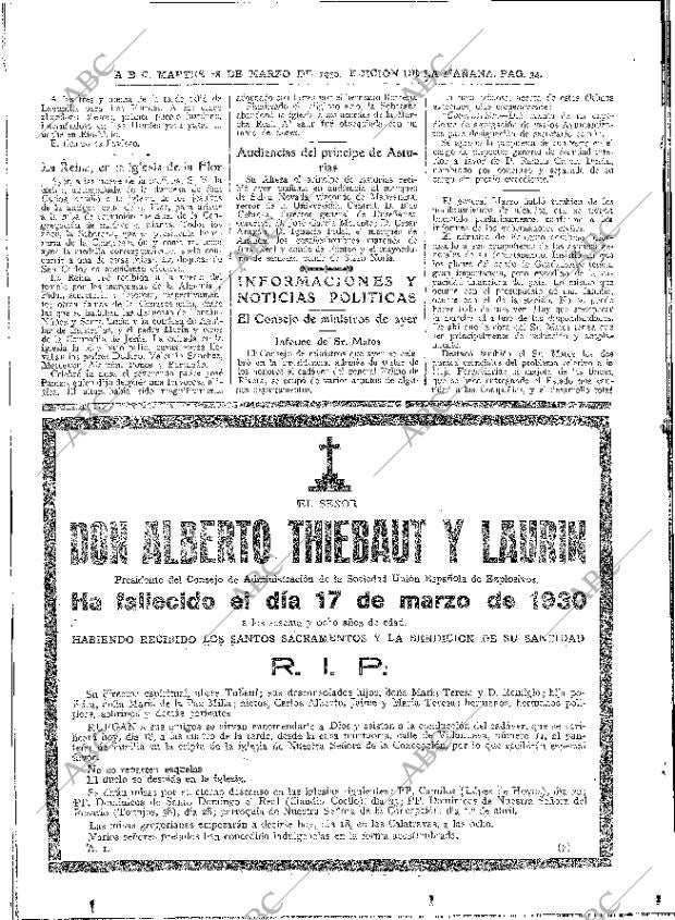 ABC MADRID 18-03-1930 página 34