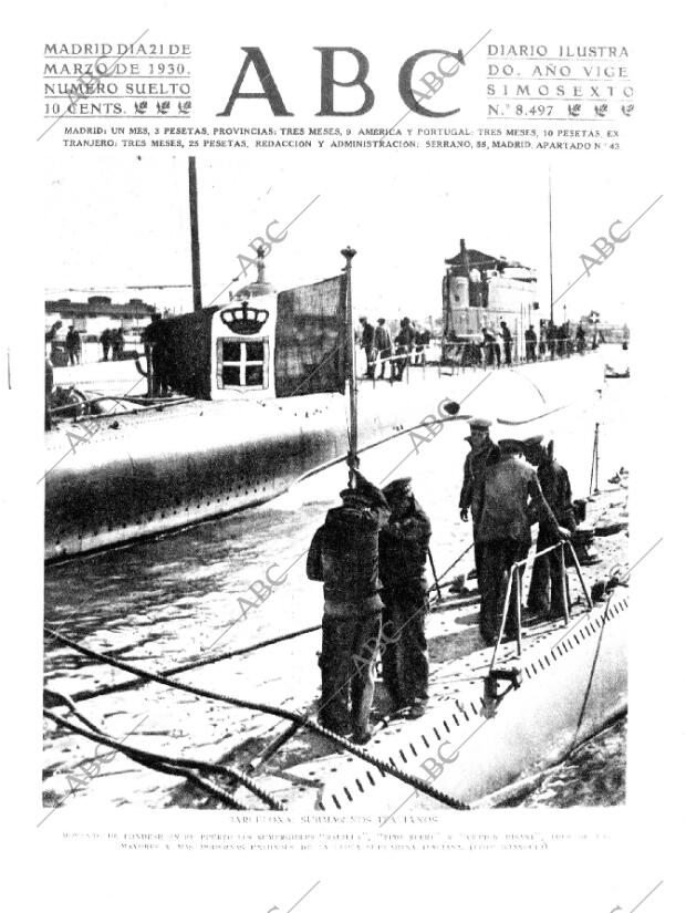ABC MADRID 21-03-1930 página 1