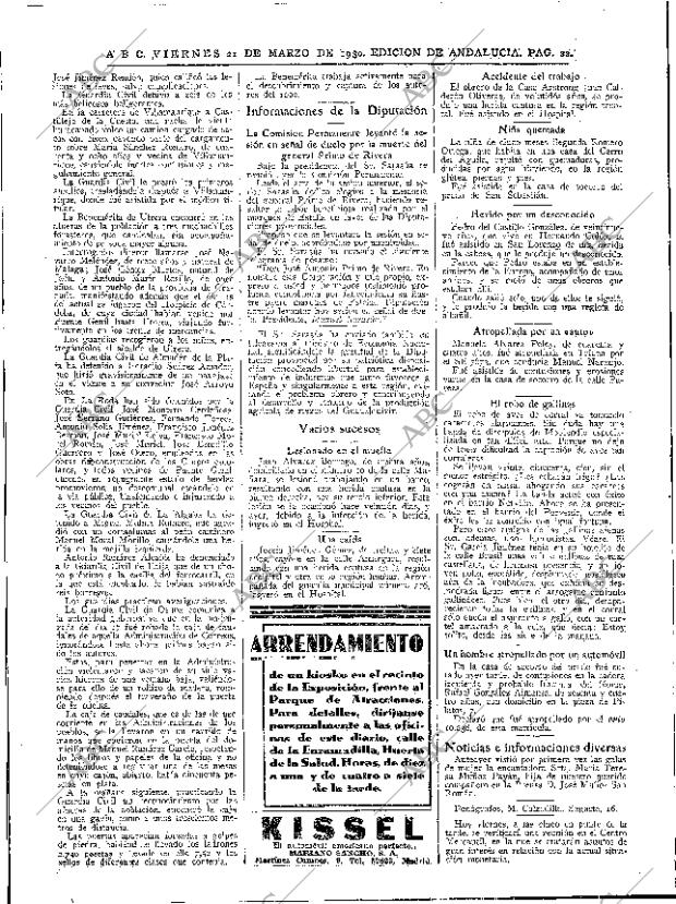 ABC SEVILLA 21-03-1930 página 22