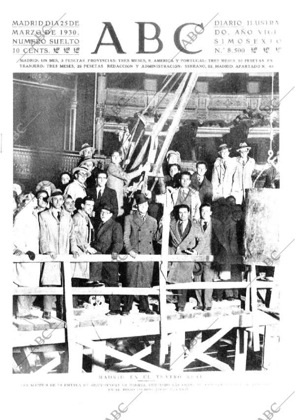 ABC MADRID 25-03-1930 página 1