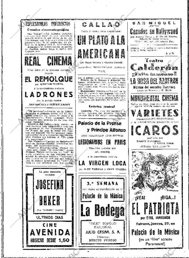ABC MADRID 25-03-1930 página 26