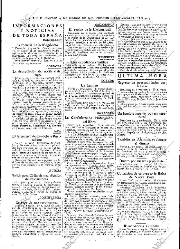 ABC MADRID 25-03-1930 página 41