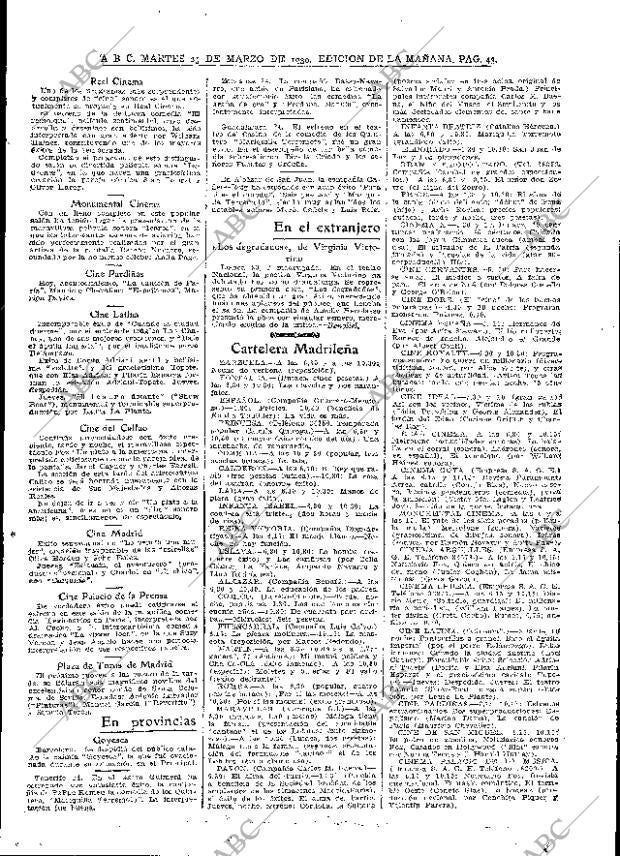 ABC MADRID 25-03-1930 página 43