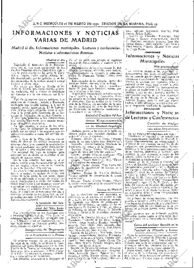 ABC MADRID 26-03-1930 página 25