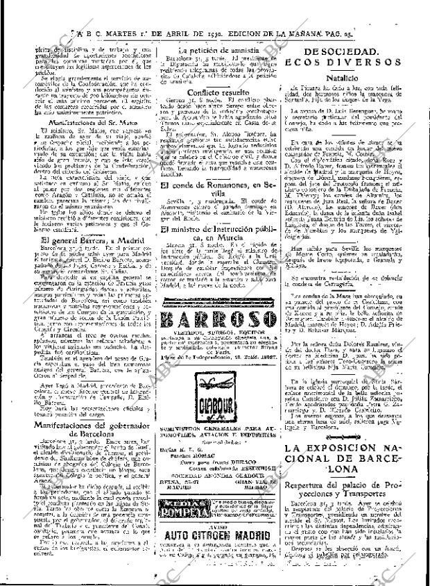 ABC MADRID 01-04-1930 página 25