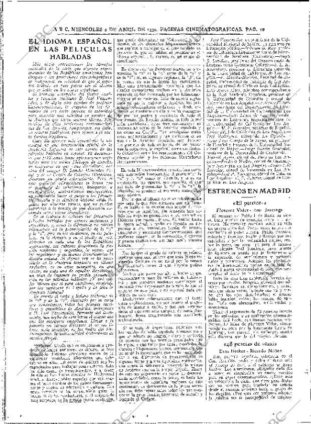 ABC MADRID 02-04-1930 página 10