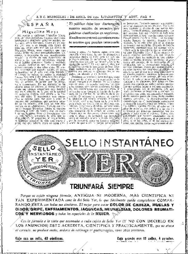 ABC MADRID 02-04-1930 página 6