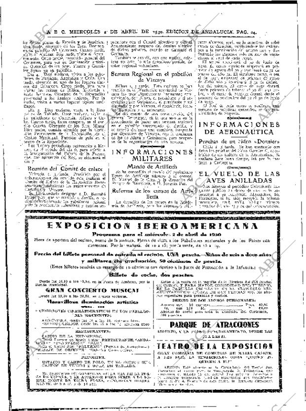 ABC SEVILLA 02-04-1930 página 24