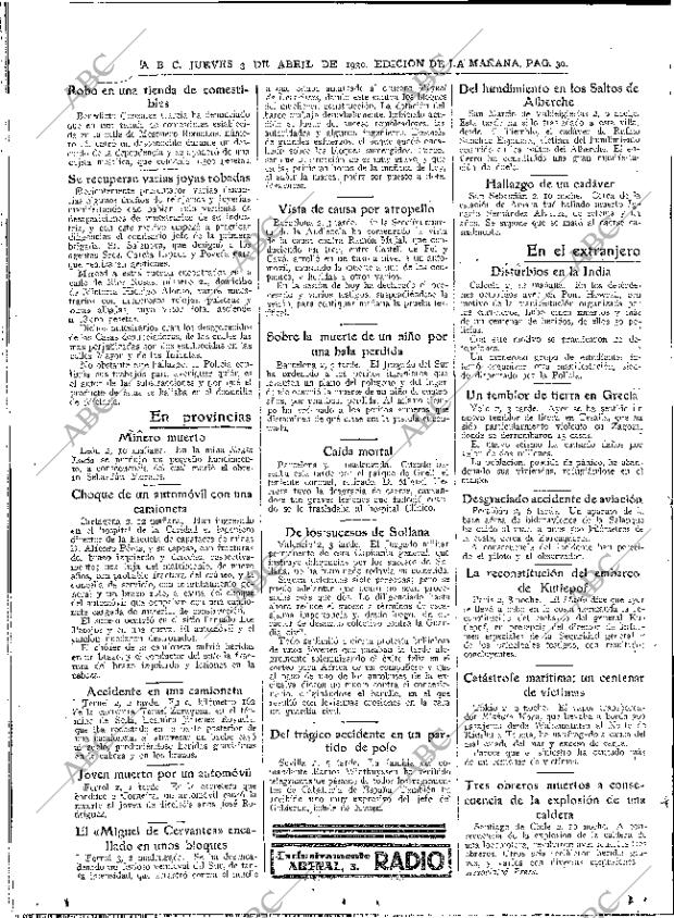 ABC MADRID 03-04-1930 página 30