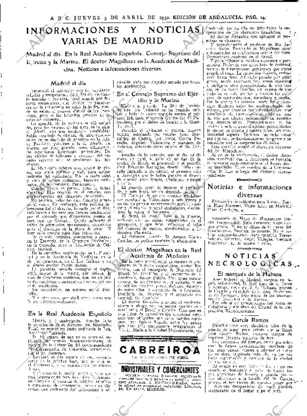 ABC SEVILLA 03-04-1930 página 24