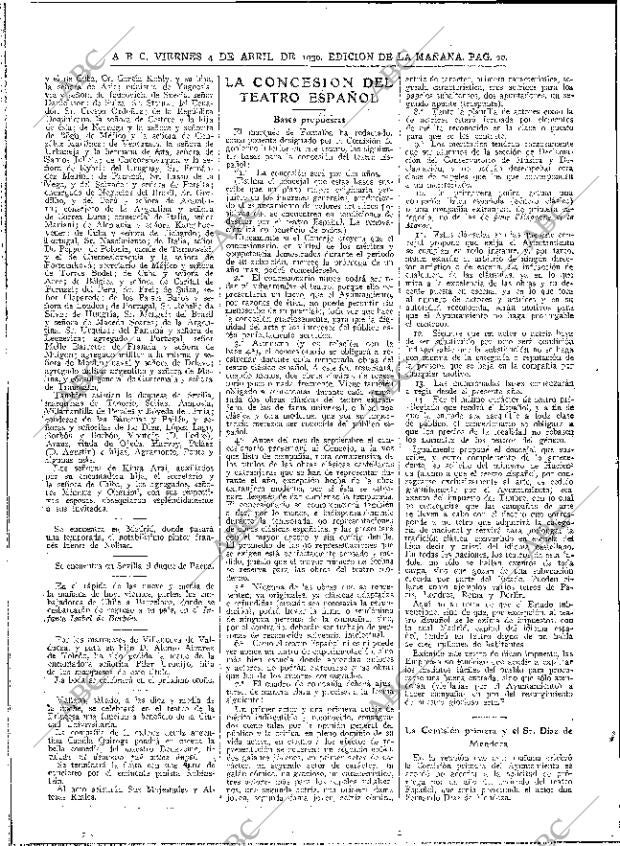 ABC MADRID 04-04-1930 página 20
