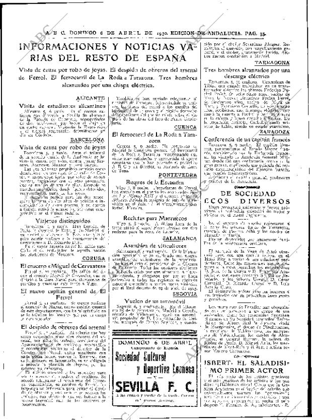 ABC SEVILLA 06-04-1930 página 33