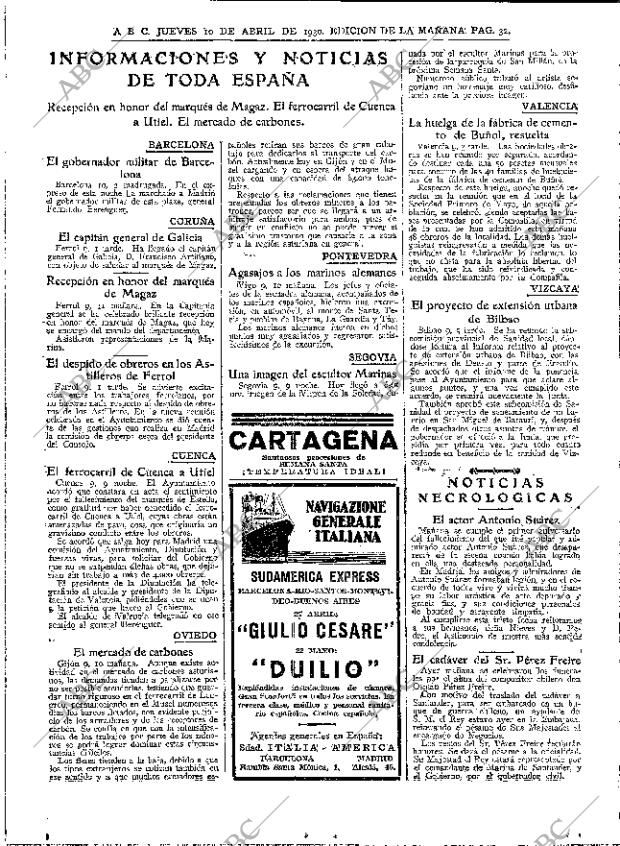 ABC MADRID 10-04-1930 página 32