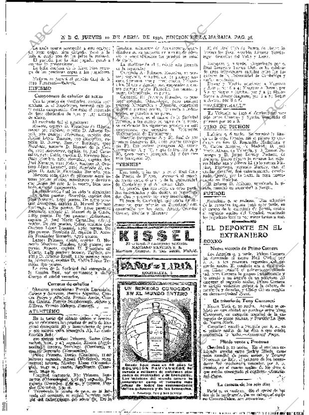 ABC MADRID 10-04-1930 página 36