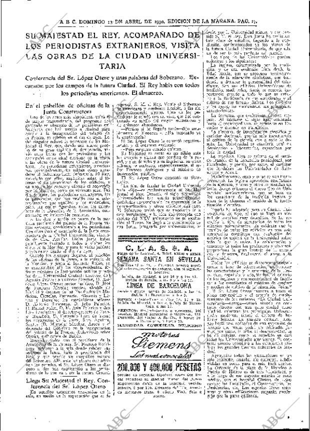 ABC MADRID 13-04-1930 página 27
