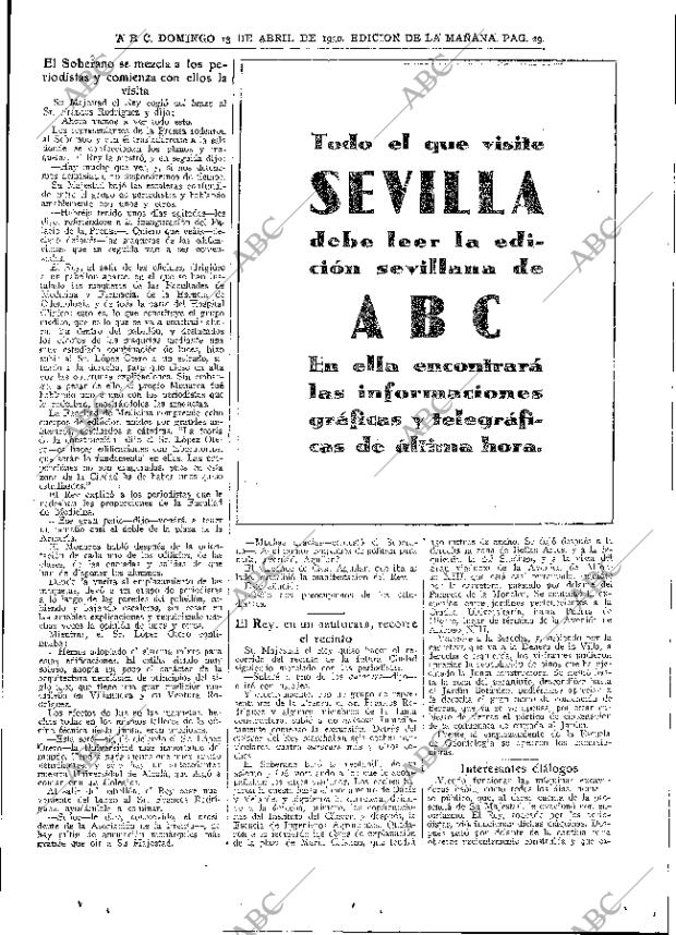 ABC MADRID 13-04-1930 página 29