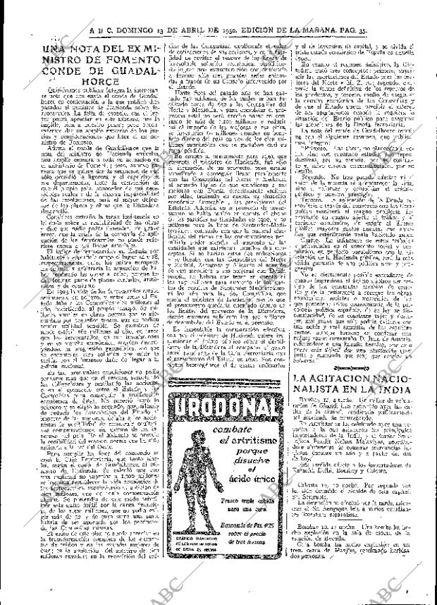 ABC MADRID 13-04-1930 página 35