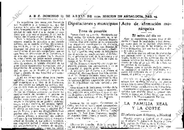 ABC SEVILLA 13-04-1930 página 15