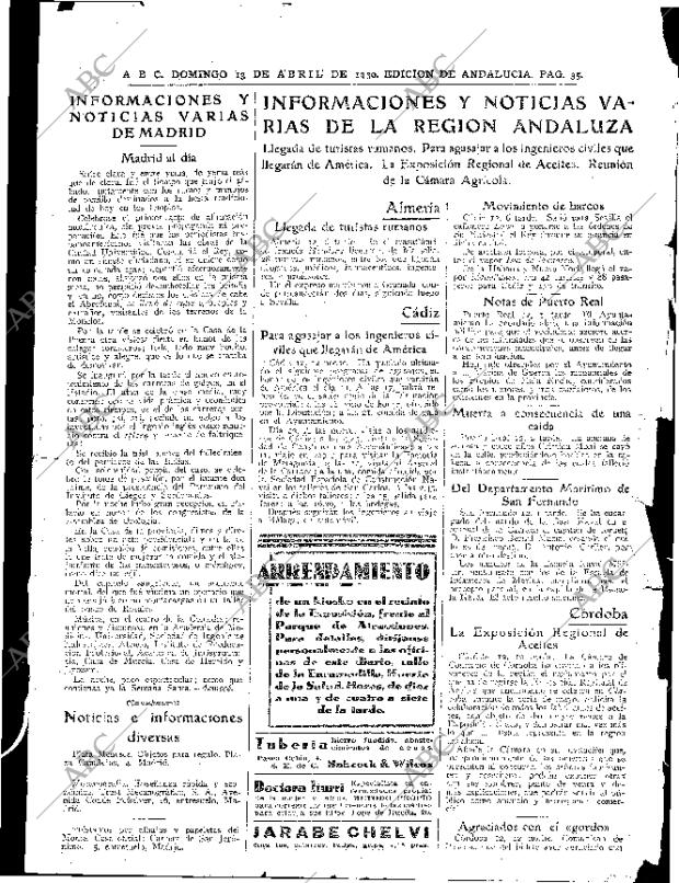 ABC SEVILLA 13-04-1930 página 25