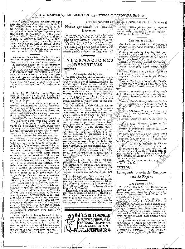 ABC MADRID 15-04-1930 página 16
