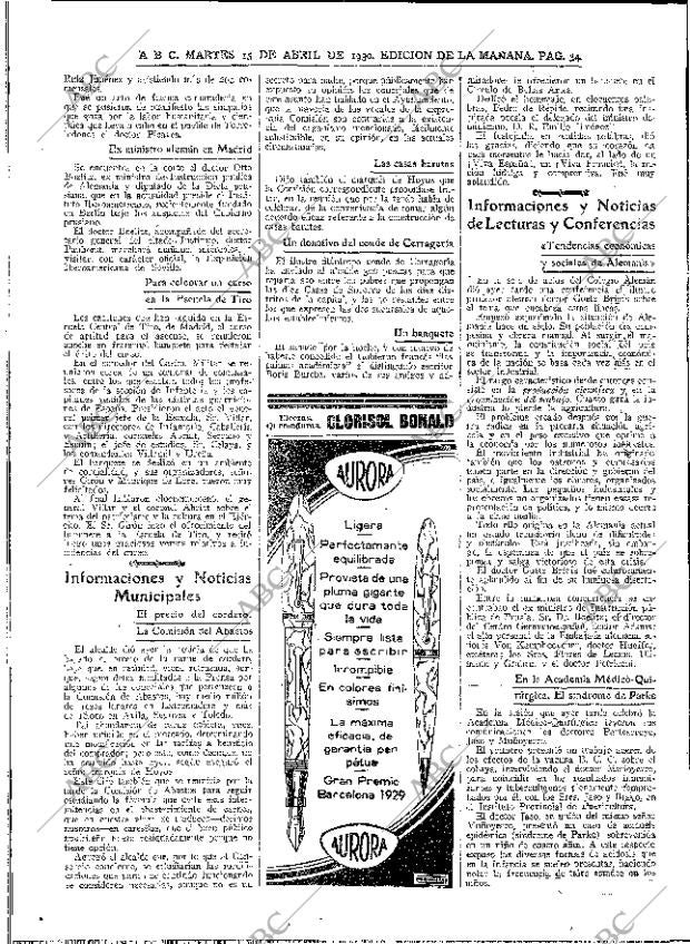 ABC MADRID 15-04-1930 página 34