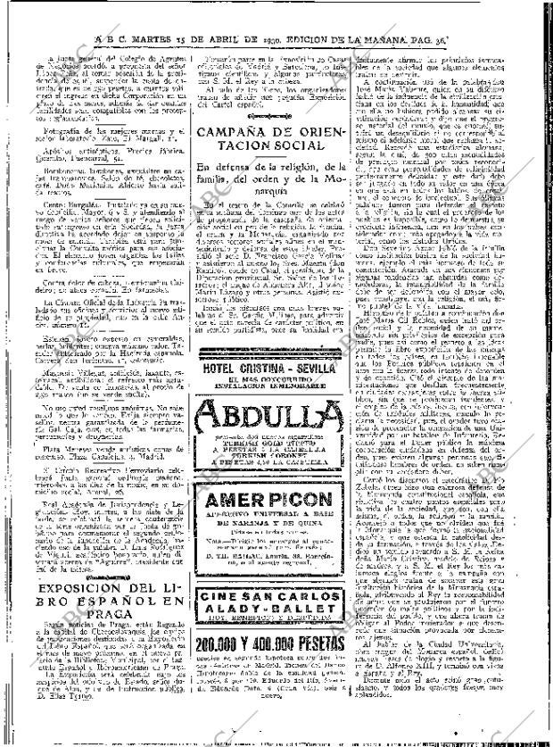 ABC MADRID 15-04-1930 página 36