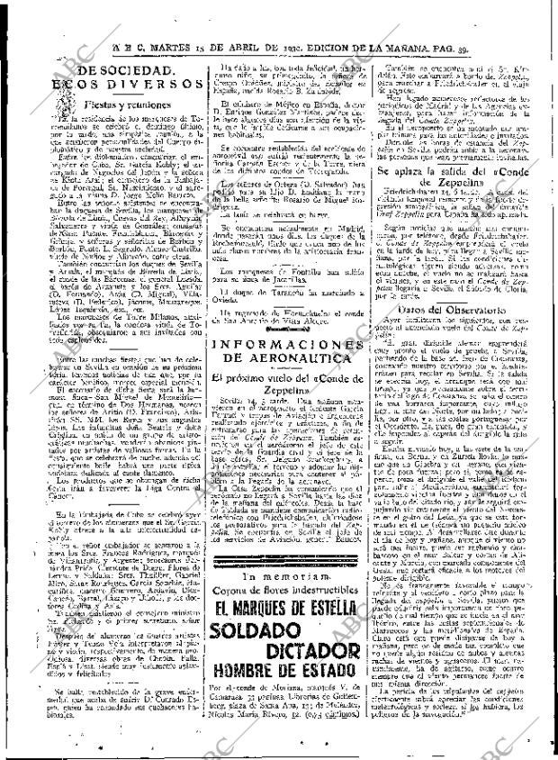ABC MADRID 15-04-1930 página 39