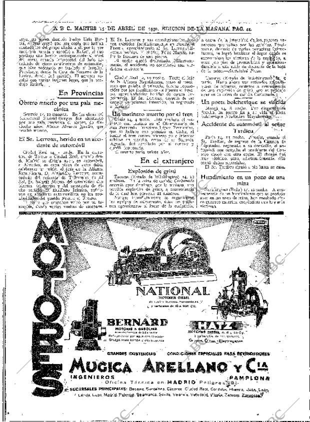ABC MADRID 15-04-1930 página 44