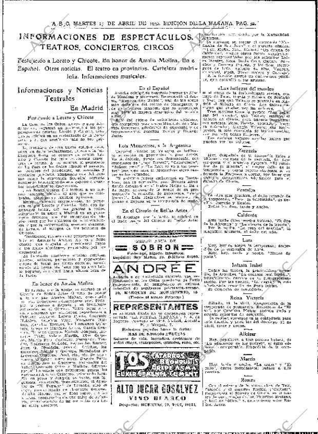 ABC MADRID 15-04-1930 página 52