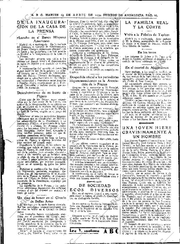ABC SEVILLA 15-04-1930 página 24