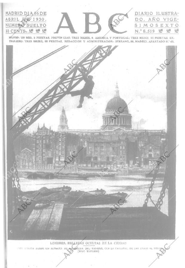 ABC MADRID 16-04-1930 página 1