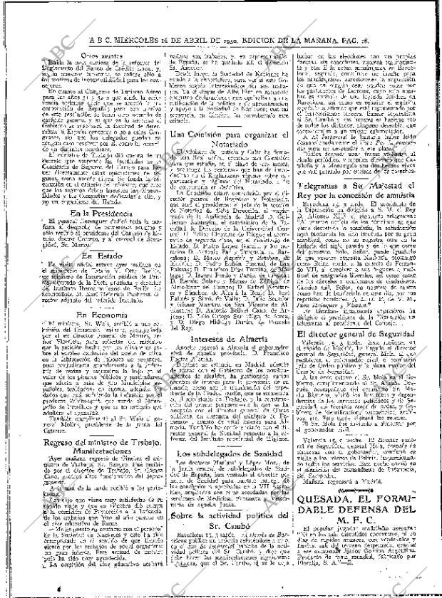 ABC MADRID 16-04-1930 página 18