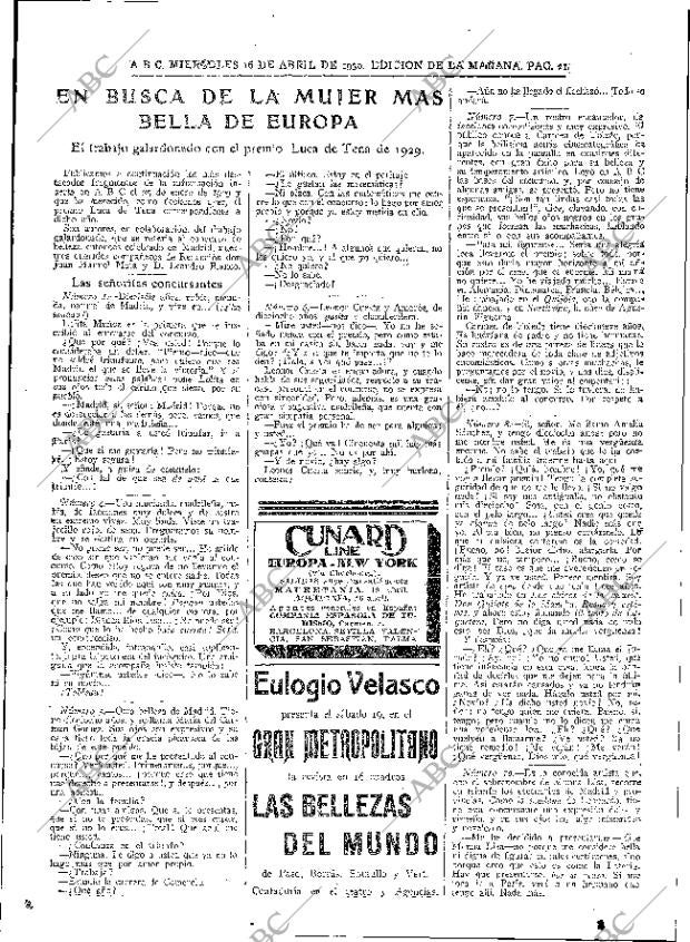 ABC MADRID 16-04-1930 página 21