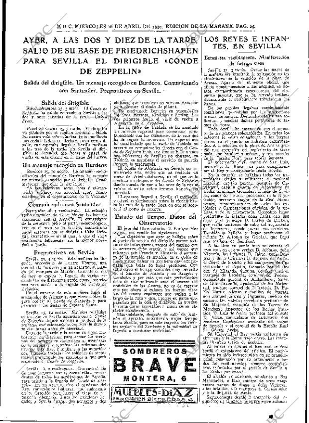 ABC MADRID 16-04-1930 página 25