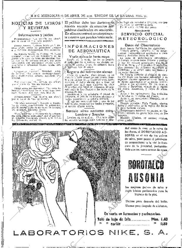 ABC MADRID 16-04-1930 página 36