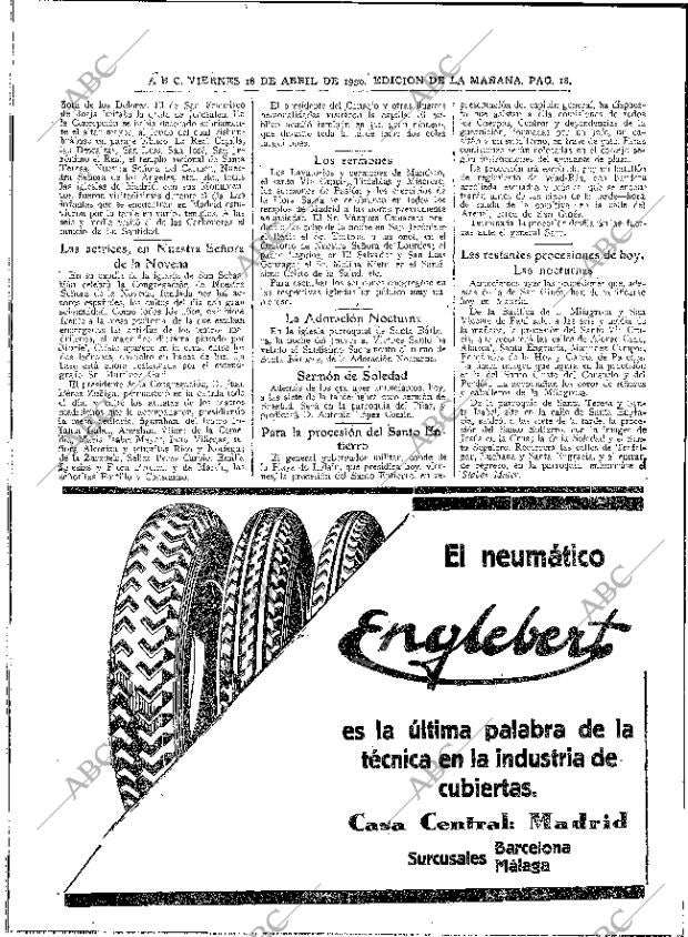ABC MADRID 18-04-1930 página 18