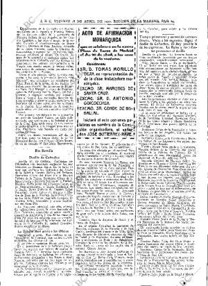 ABC MADRID 18-04-1930 página 19