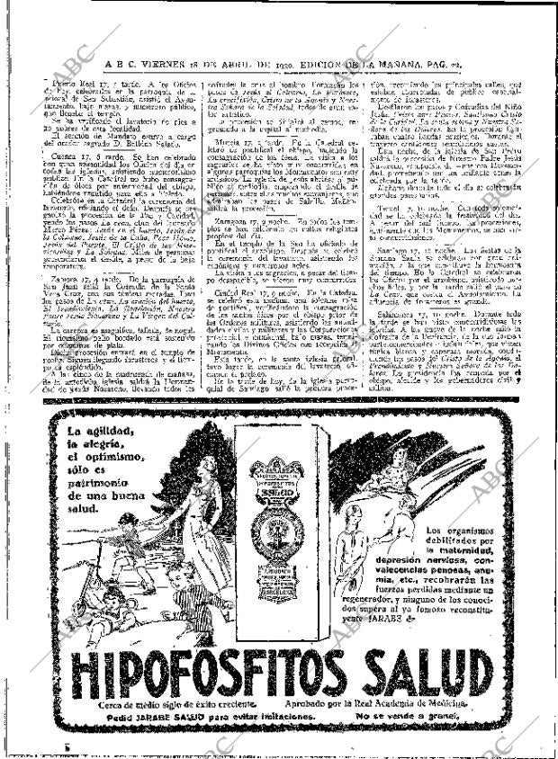 ABC MADRID 18-04-1930 página 22
