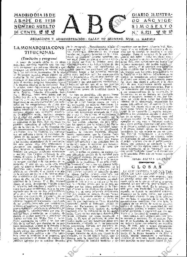 ABC MADRID 18-04-1930 página 3