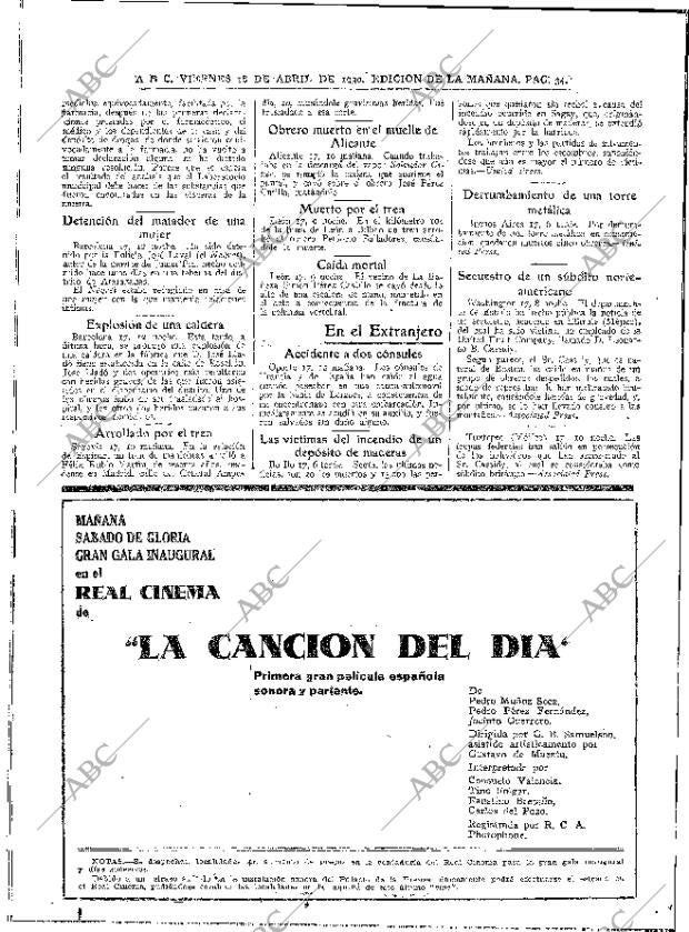 ABC MADRID 18-04-1930 página 34