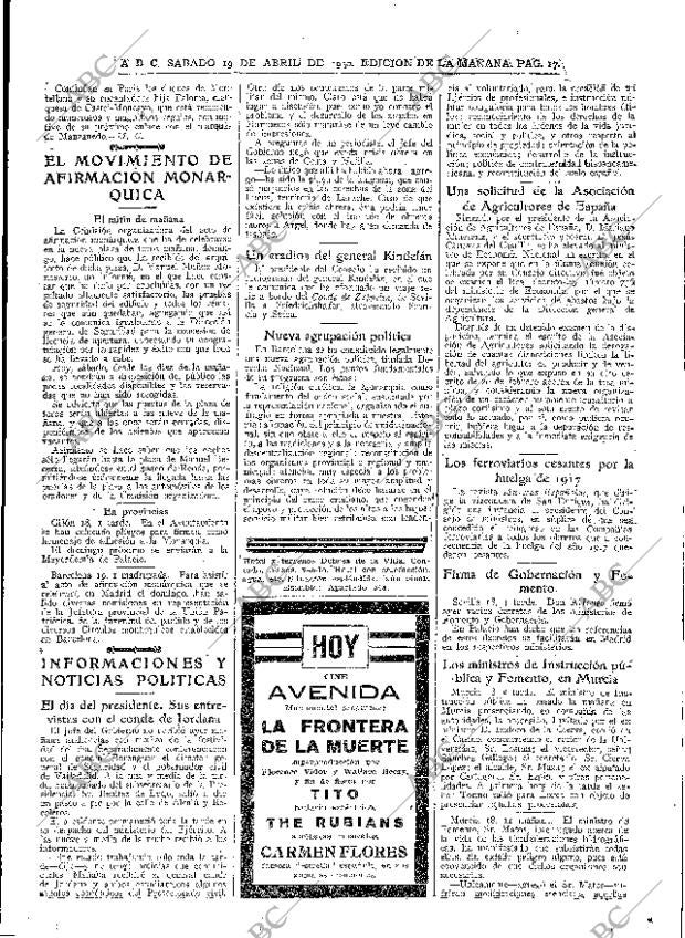 ABC MADRID 19-04-1930 página 17