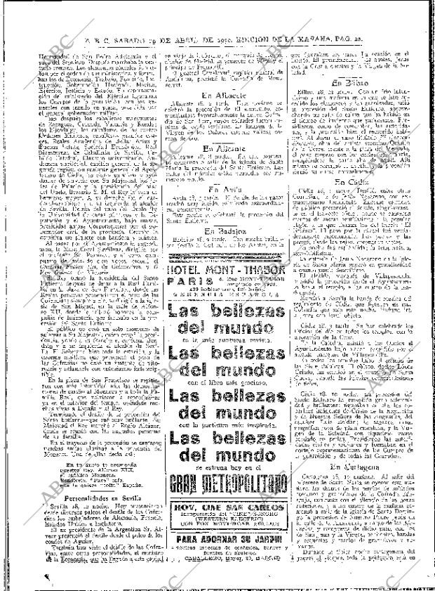 ABC MADRID 19-04-1930 página 22