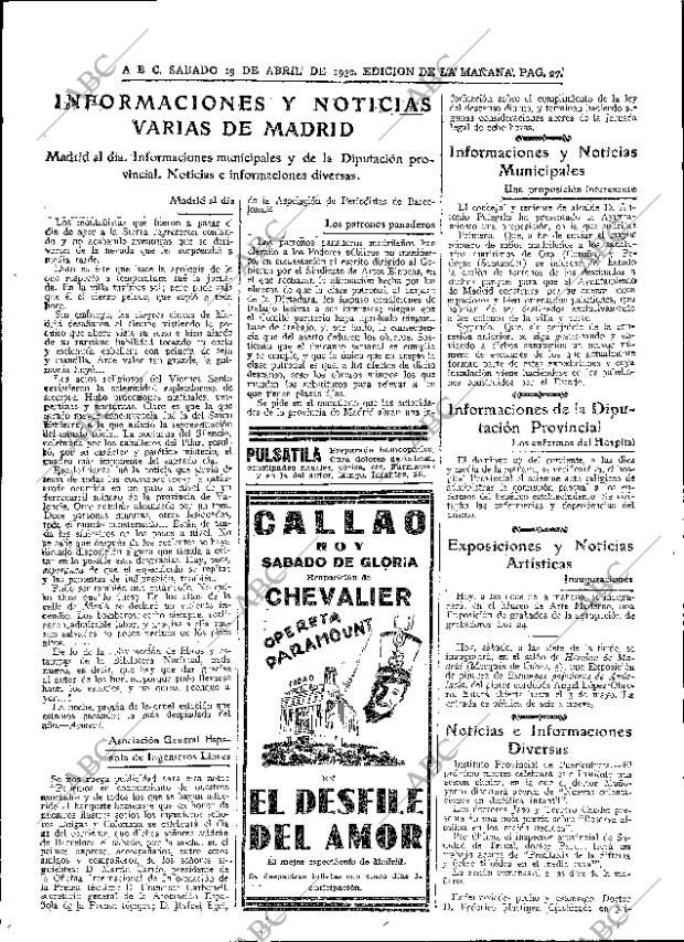 ABC MADRID 19-04-1930 página 27