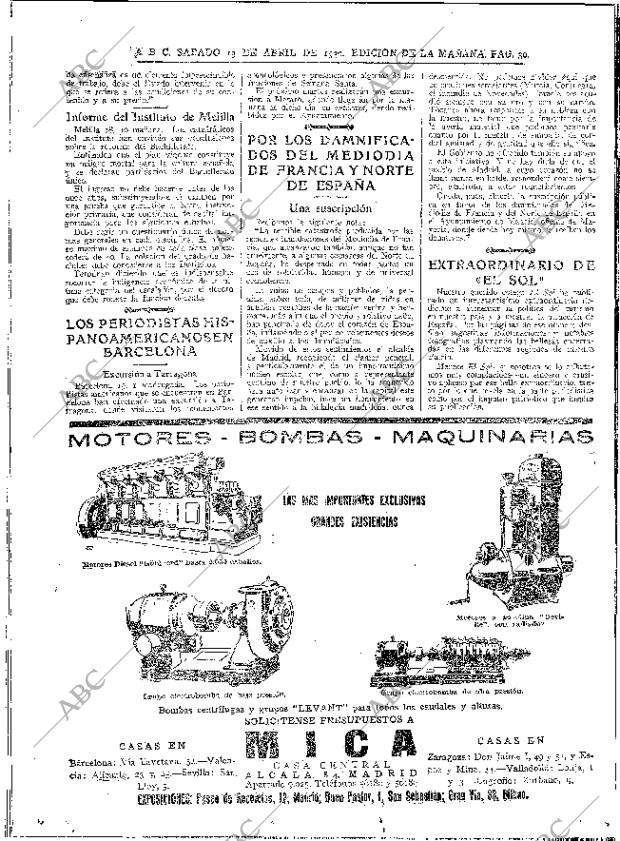 ABC MADRID 19-04-1930 página 30