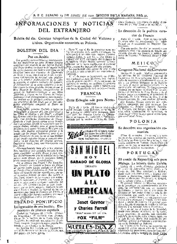 ABC MADRID 19-04-1930 página 31