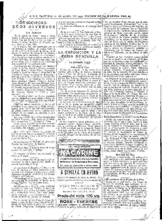 ABC MADRID 20-04-1930 página 27