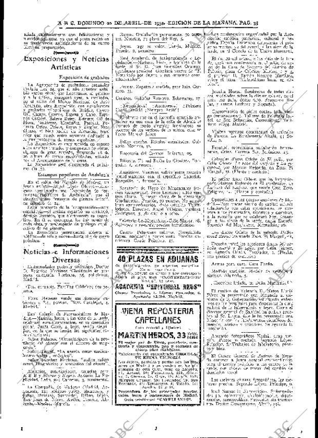 ABC MADRID 20-04-1930 página 35