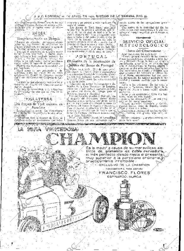 ABC MADRID 20-04-1930 página 39